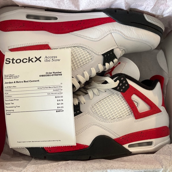 Jordan Other - Jordan 4 Retro, Red Cement
